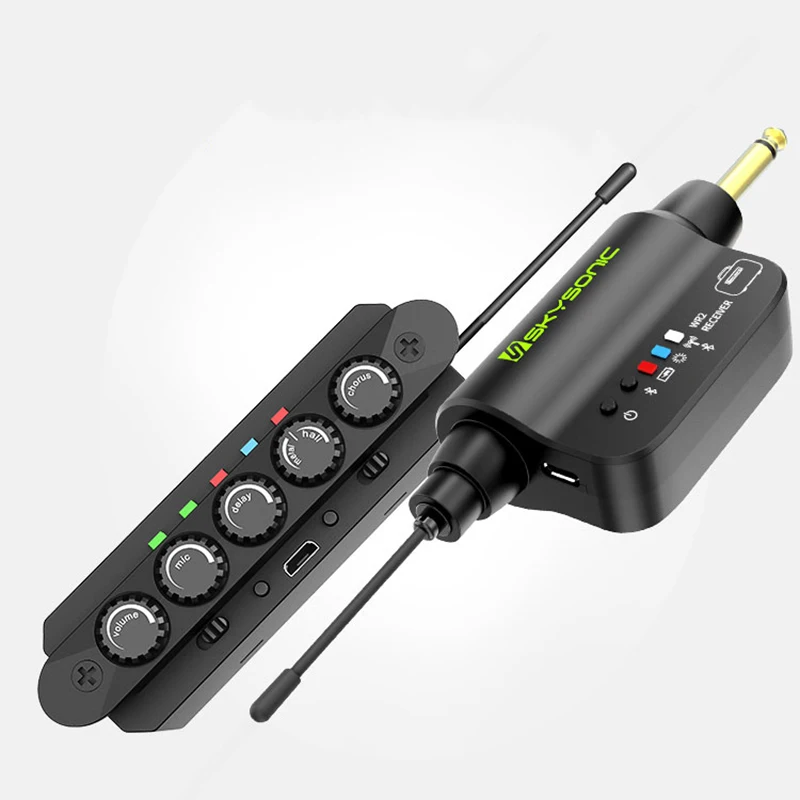 Skysonic WR2 беспроводной плюс Вибрационный пикап народная Акустическая гитара