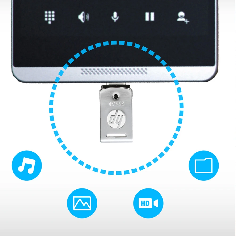 HP Dual USB 3 1 OTG Type C флэш накопитель металлический 32 Гб 64 128 ГБ мини диск Флешка для