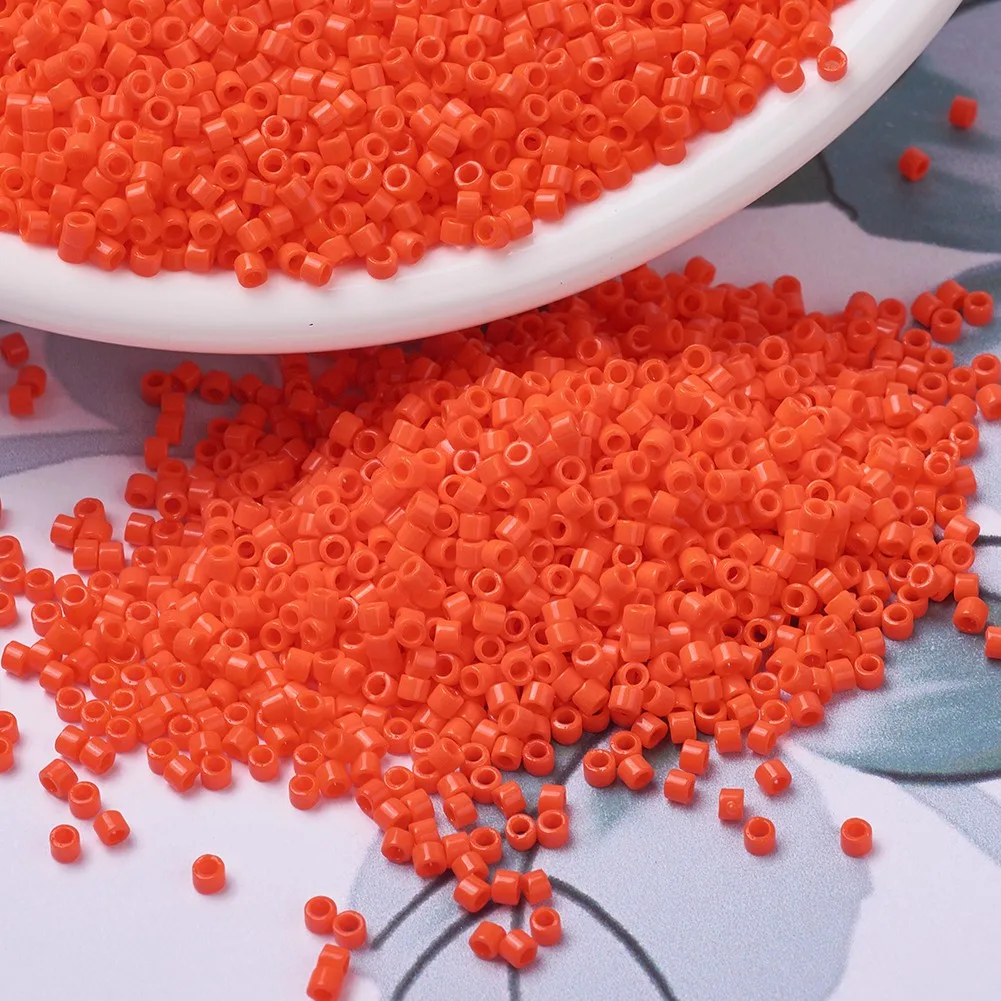 

1.3x1.6mm Opaque Japanese Seed Beads Small Round Glass Loose Bead For DIY Jewelry Making Supplies About 2000pcs