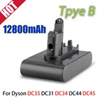 Литий-ионная батарея 22,2 в b12800 мАч, для пылесоса Dyson, модель DC35 dc45, dc31, dc34, DC44, винтовая застежка, пылесос