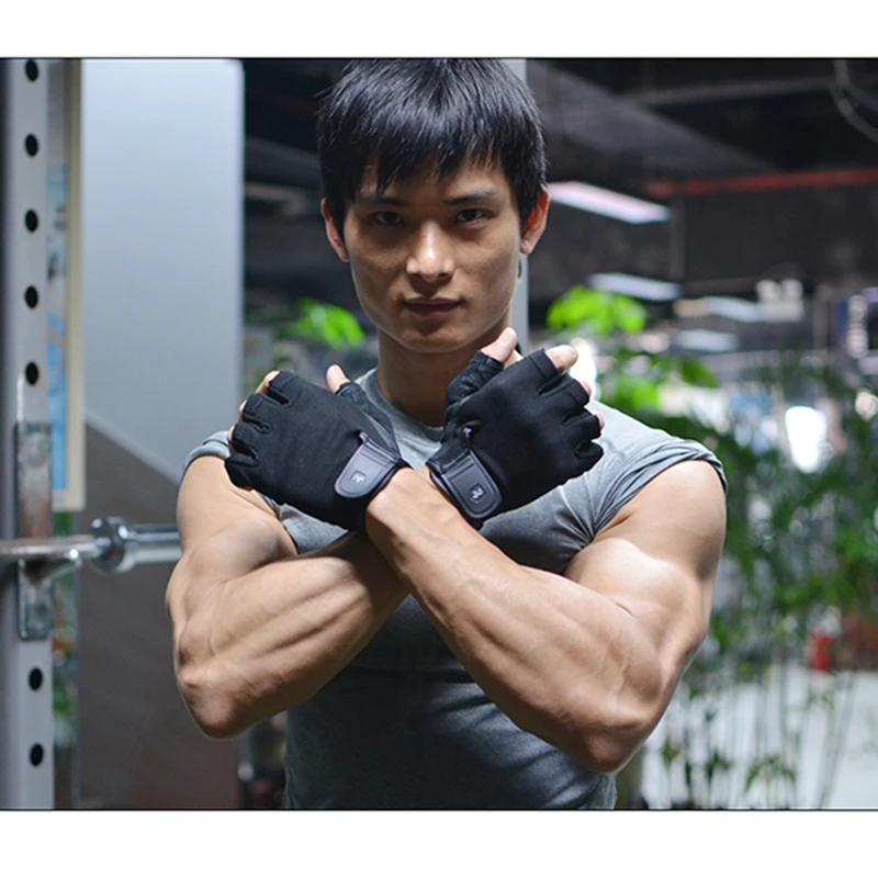 

Натуральная кожа, перчатки для занятий фитнесом, Для мужчин Для женщин Для мужчин блины для кроссфита Фитнес перчатки гантели штанги веса п...