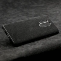italian suede fabric fur leather cover for oneplus 8 pro 7 7t pro cases luxury phone housing shell case supple and feeling good