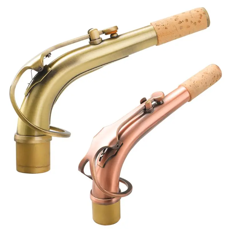 

Sax Bend Neck for Alto Saxophone Antique Brass Heat-insulating 24.5mm