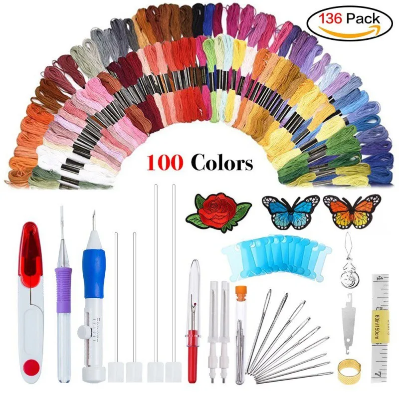 Волшебный инструмент для вышивания своими руками игольчатой нитью набор ручек
