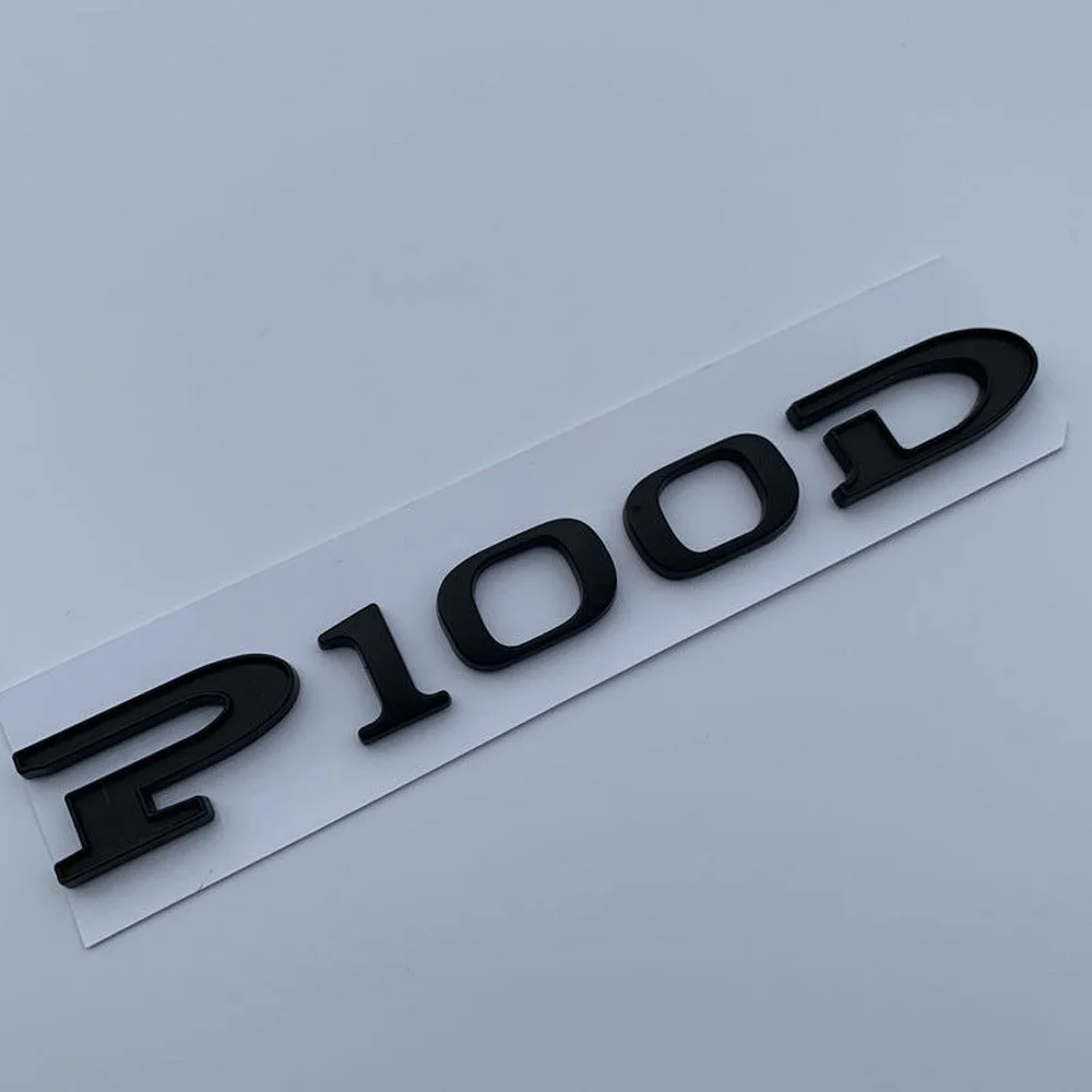 Car P100D Letter Emblem Badge Logo Sticker Decal Accessories For Tesla Model X S | Автомобили и мотоциклы