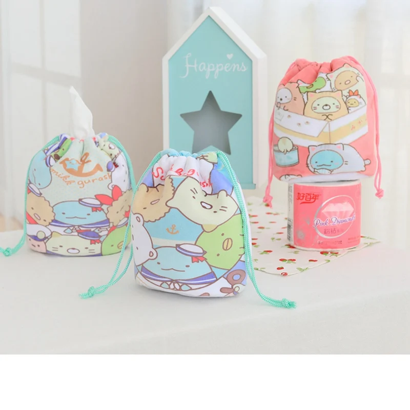 Kawaii Япония Sumikko Gurashi плюшевый карман для рисования мягкая мультяшная сумка из