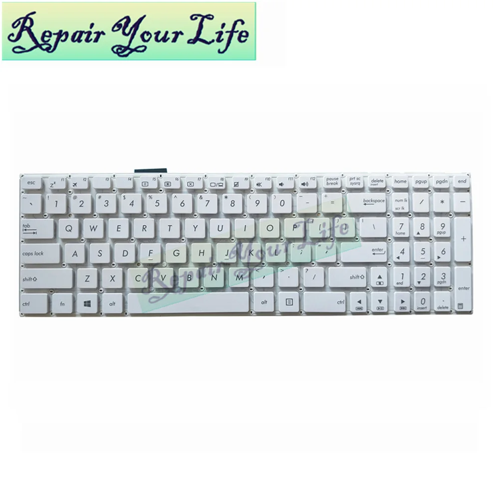 

keyboard for ASUS E502 E502M E502MA E502N E502NA E502S E502SA US English 0KN0-S32US13 0KNL0-6121US00 9Z.N9DSU.501 white hot sale