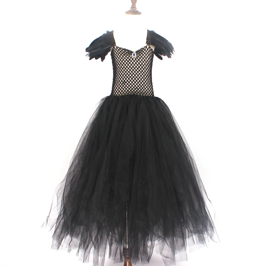 Платье-пачка для девочек с единорогом черное платье пони Пурим костюмы на