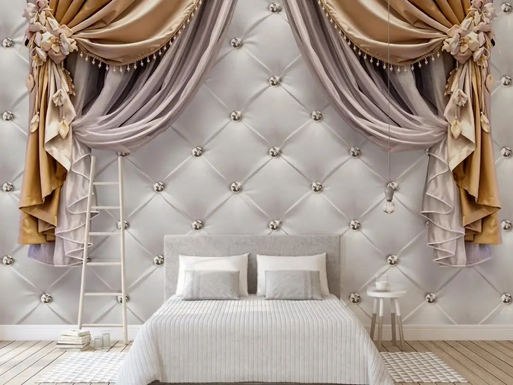 Wallpaper For Bedroom Living Room Custom 3D Mural Wall Covering Sticker Home Decor Modern Dropshipping | Обустройство дома