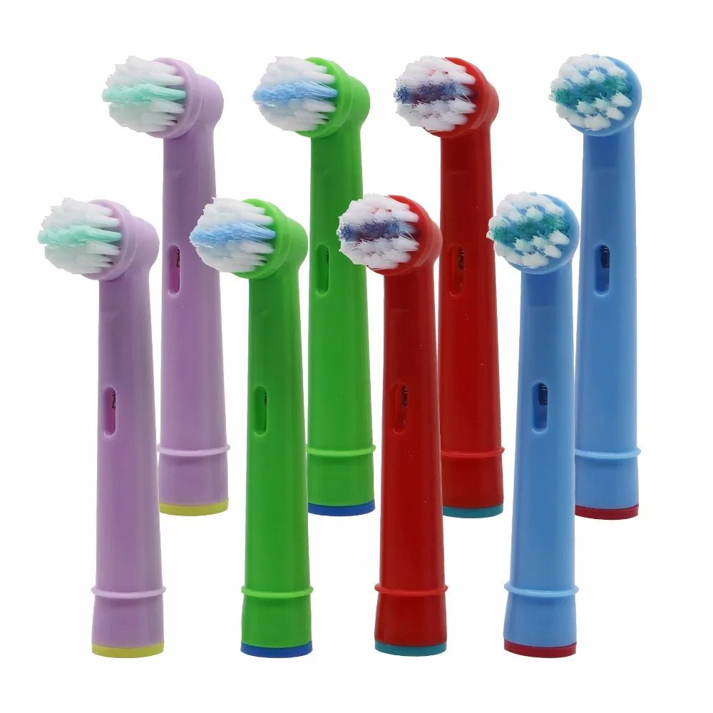 8 шт. Замена детская зубная насадки для зубной щетки Oral B Электрическая щетка