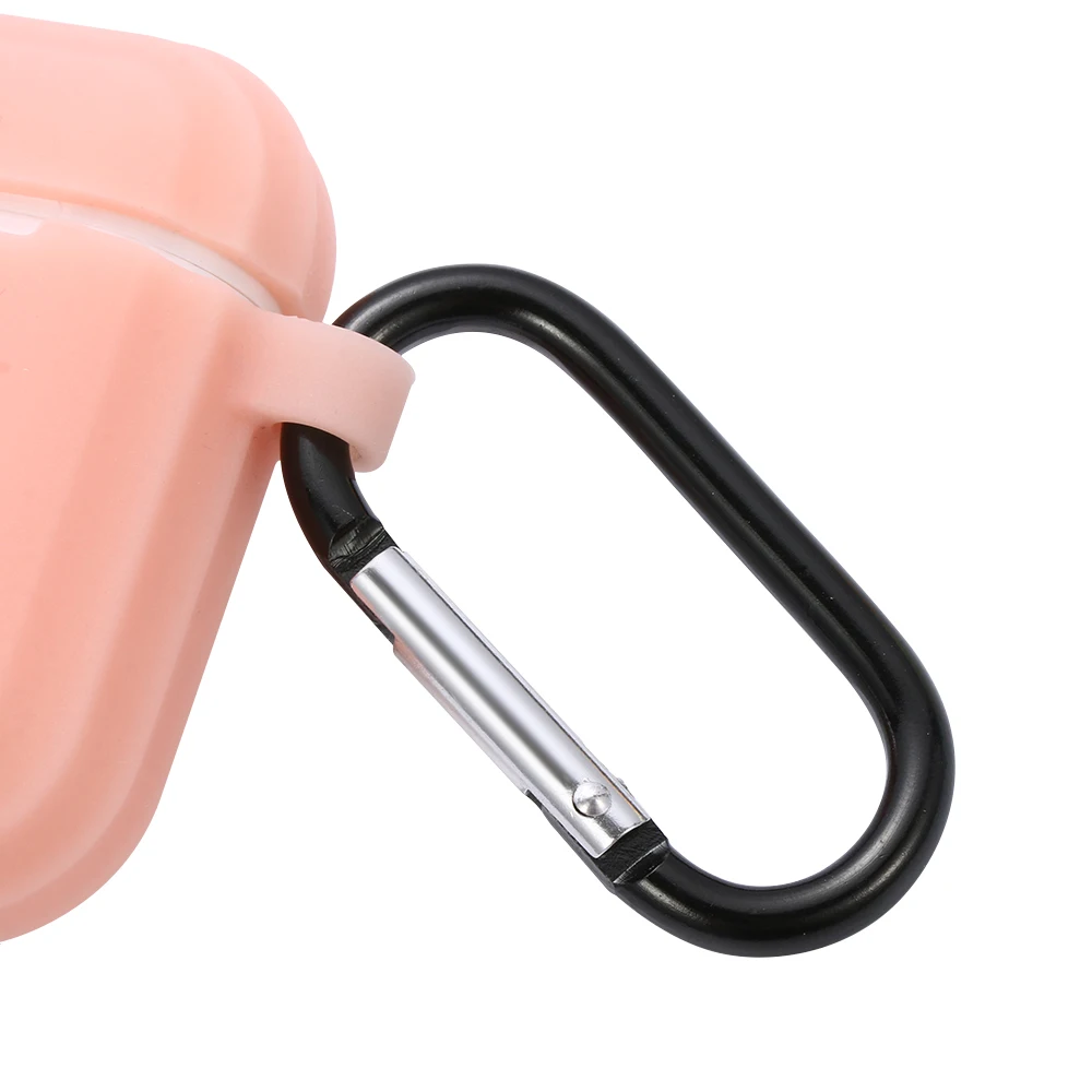 Модный светящийся силиконовый чехол для наушников с защитой от царапин крючками