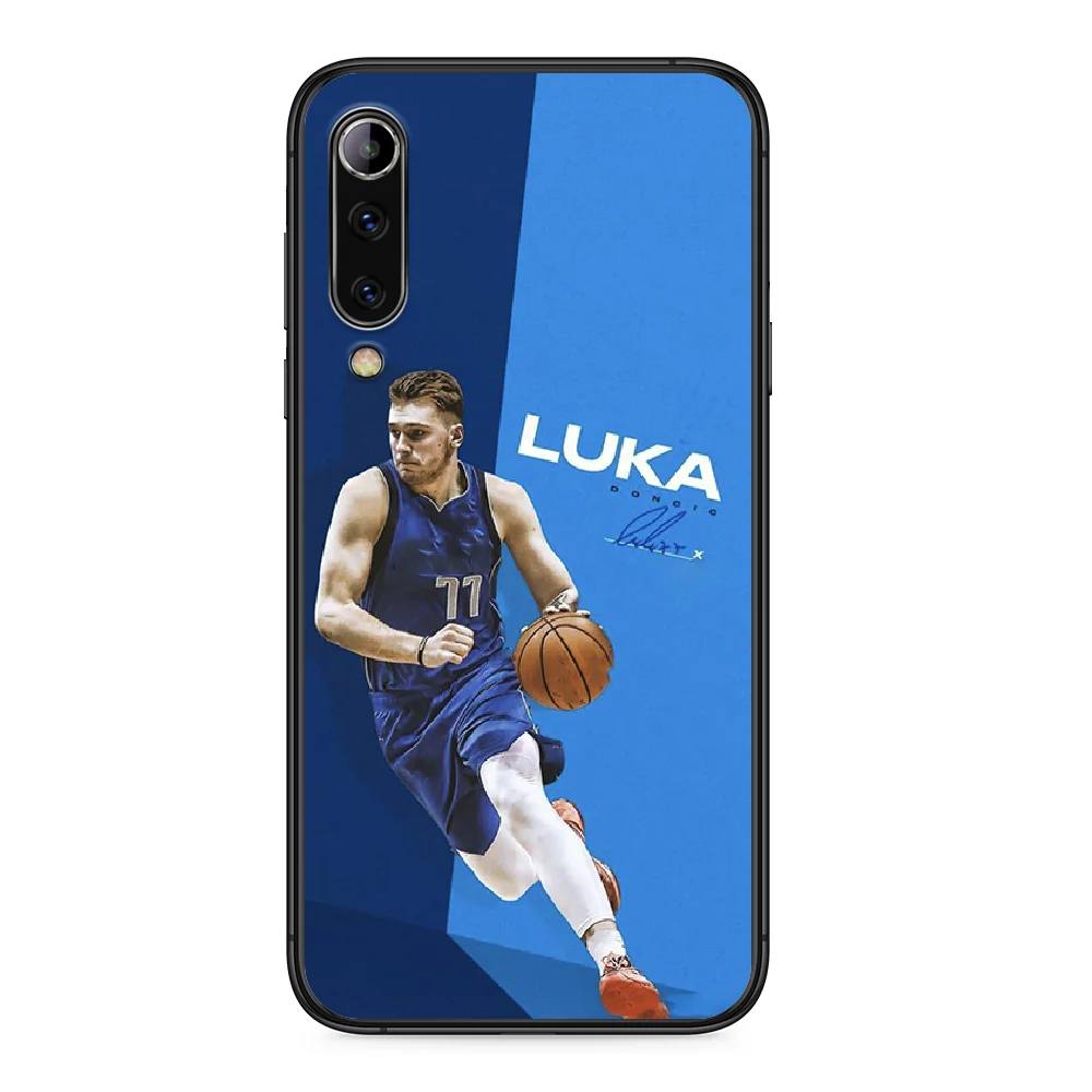 

Luka Doncic 77 basketball Phone case For Xiaomi Mi 6 8 A1 Note3 A2 9 CC9 9T A3 MIX 2 2S 3 9 Lite SE Pro black shell 3D back