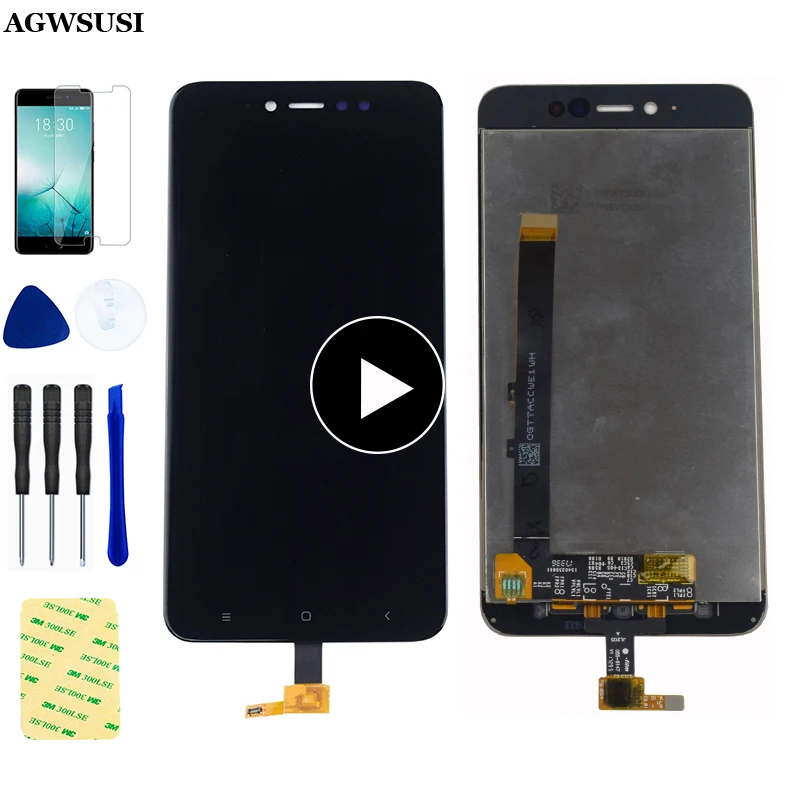 ЖК дисплей для Xiaomi Redmi Note 5A Prime MDG6S MDG6 сенсорный экран 5 дюймов Y1 / Lite дигитайзер в