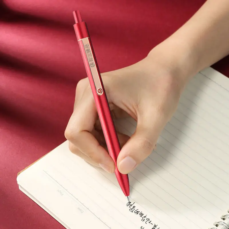 Гелевая ручка с анодным окислением металлическая черная 0 5 мм лак эмаль краска