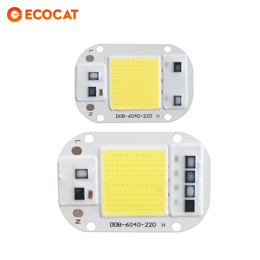 

LED Chip 220V COB 50W 30W 20W 12W 10W 7W 5W 3W Smart IC No Need Driver Bulb Lamp For DIY Floodlight Spotlight