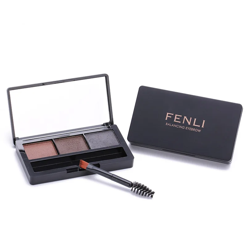 

3 Color Fashion Eyebrow Powder Waterproof Long-lasting Easy To Wear Natural Eyes Brand Makeup Cosmetics