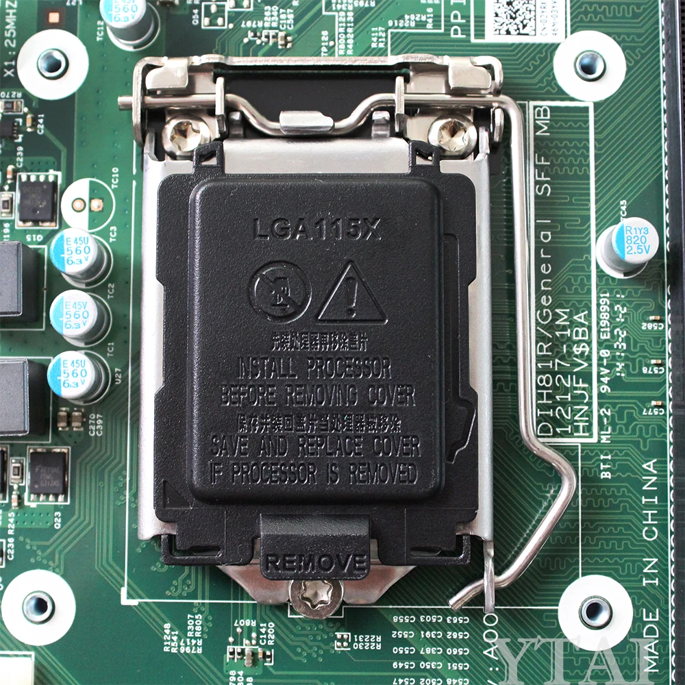 YTAI для Dell 3647 рабочего Материнская плата H81 CN-02YRK5 12127-1M USB3.0 LGA1150 тест неповрежденным