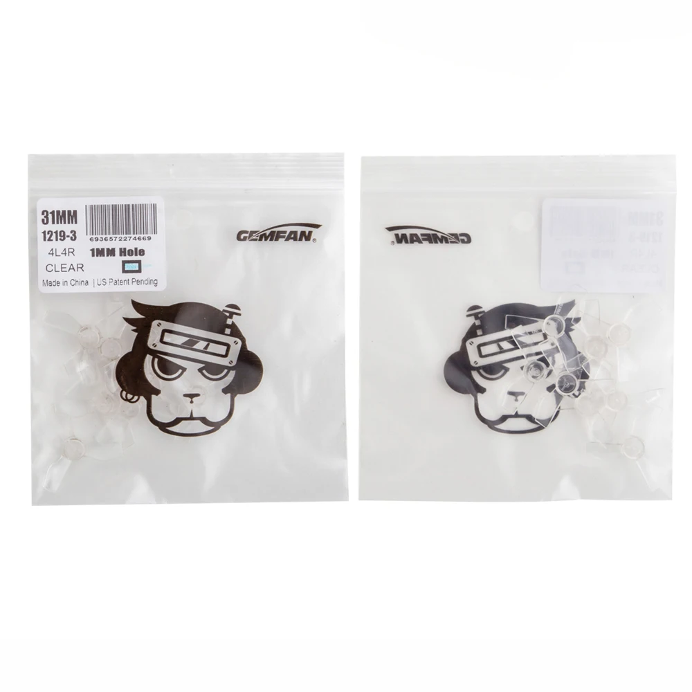 gemfan 31 мм 1219 08x0703x3 3 лопасти pc propeller 0804 мм для rc fpv racing fr
