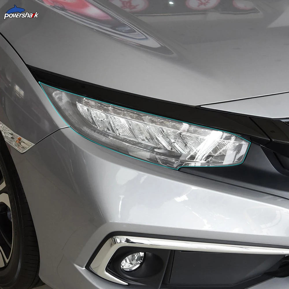 2 шт. защитная пленка для автомобильных фар Honda Civic Accord 10 2019|Наклейки на автомобиль|