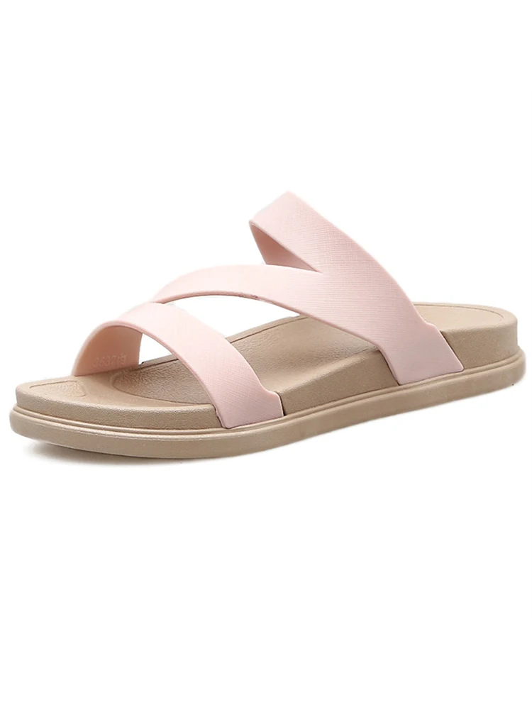 

2021 new home outdoor summer antiskid indoor women's slippers DY1964