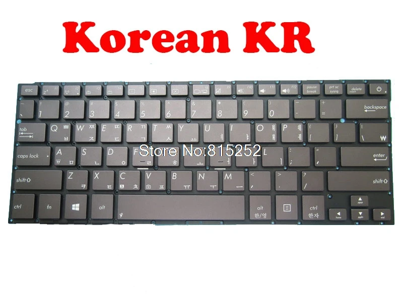 Клавиатура для ноутбука ASUS UX42 UX42A UX42LA UX42LN UX42VD UX42VS английская США/Великобритания/KR