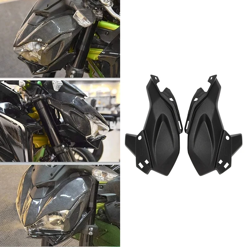 

For Kawasaki Z900 2017 2018 2019 Motorcycle Front Side Nose Cover Headlight Panel Fairing Cowl Unpainted