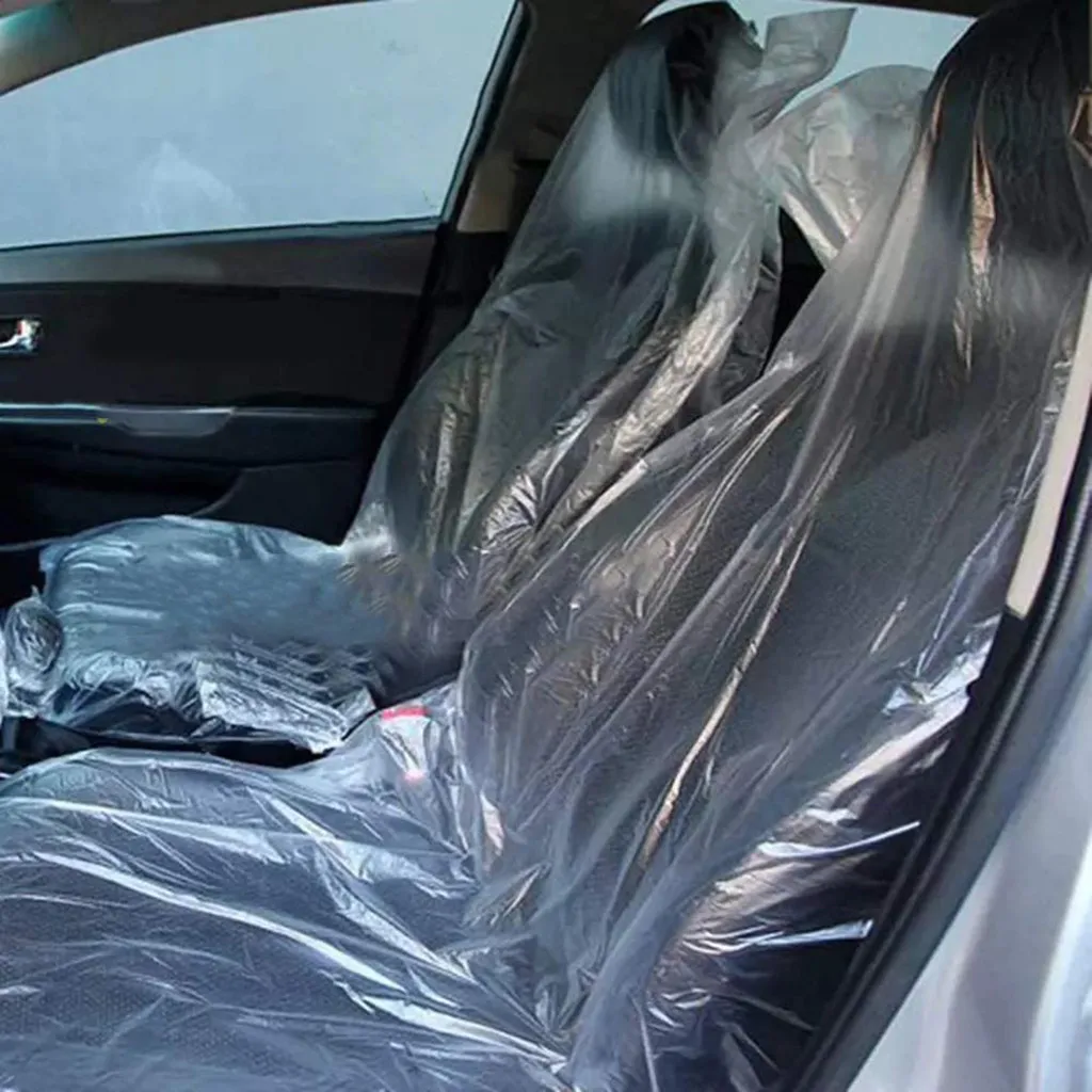 A100PC одноразовый чехол для автомобиля пластиковый сиденья рулевого колеса рычаг