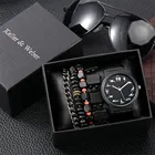 Мужские кварцевые бриллиантовые часы Keller  Weber с 3 модными браслетами женский подарок мужские наручные часы набор мужских часов