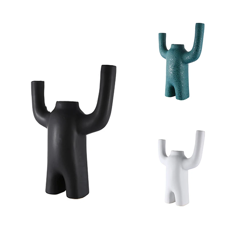 

Керамическая ваза, абстрактная Фотографическая искусственная Цветочная композиция, аксессуары, Настольная Ваза, домашний декор