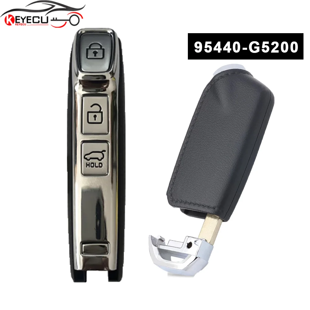 

KEYECU P/N: 95440-G5200 умный дистанционный ключ с 3 кнопками, Fob 433 МГц HITAG3 для Kia Niro 2019 2000, FCCID: FOB-4F23
