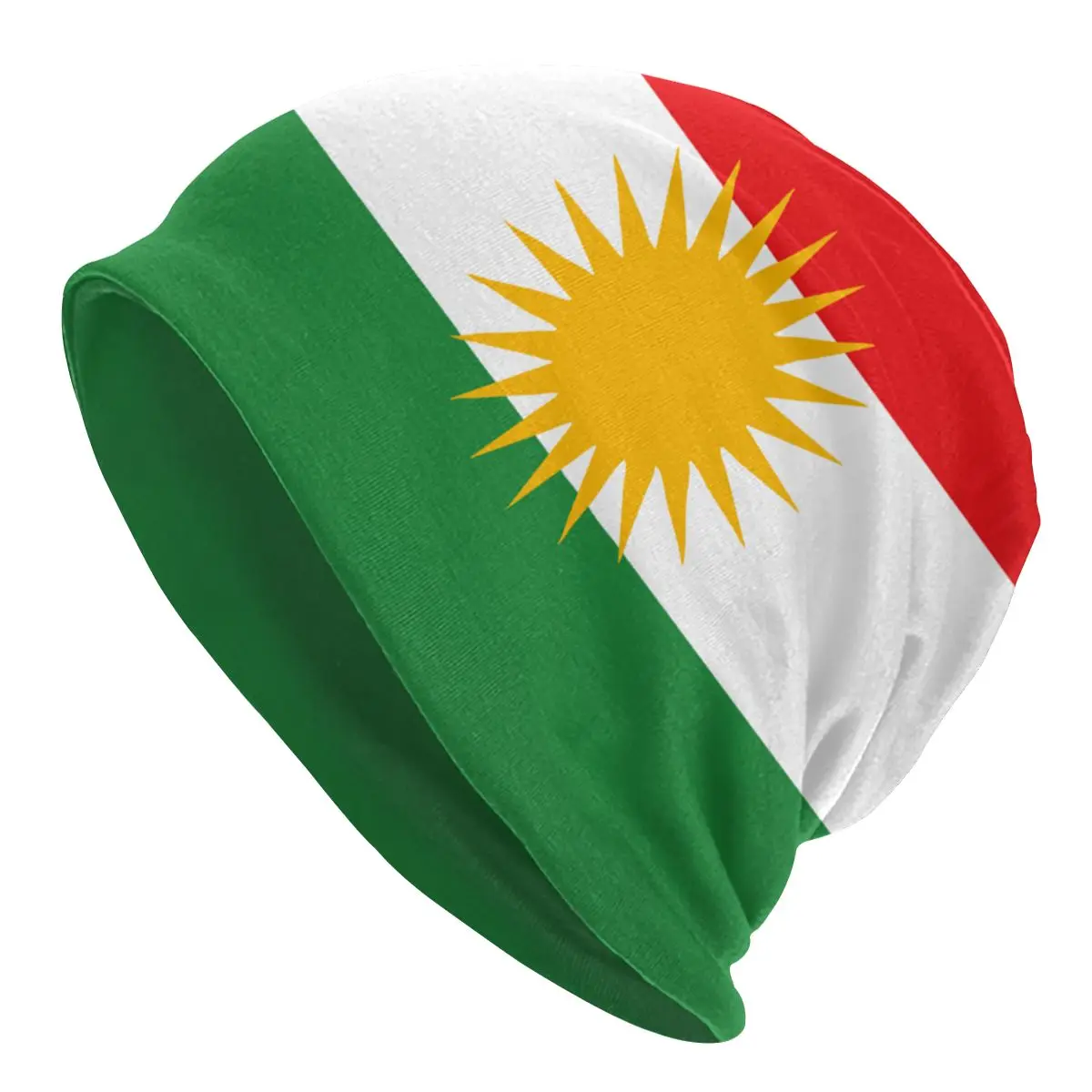 

Шляпа с флагом Курдистана, шапки, осенне-зимние уличные шапочки, облегающие шапки, вязаные шапки, теплые шапки двойного назначения унисекс