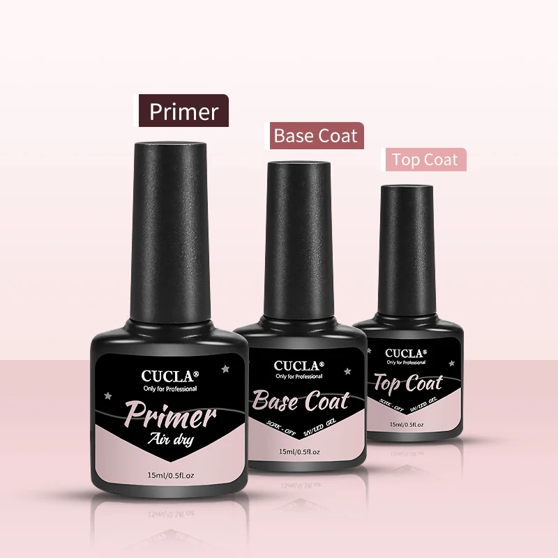 

3 шт./компл. набор гелей для дизайна ногтей Быстросохнущий праймер для ногтей многофункциональное верхнее Базовое покрытие красивые инстру...