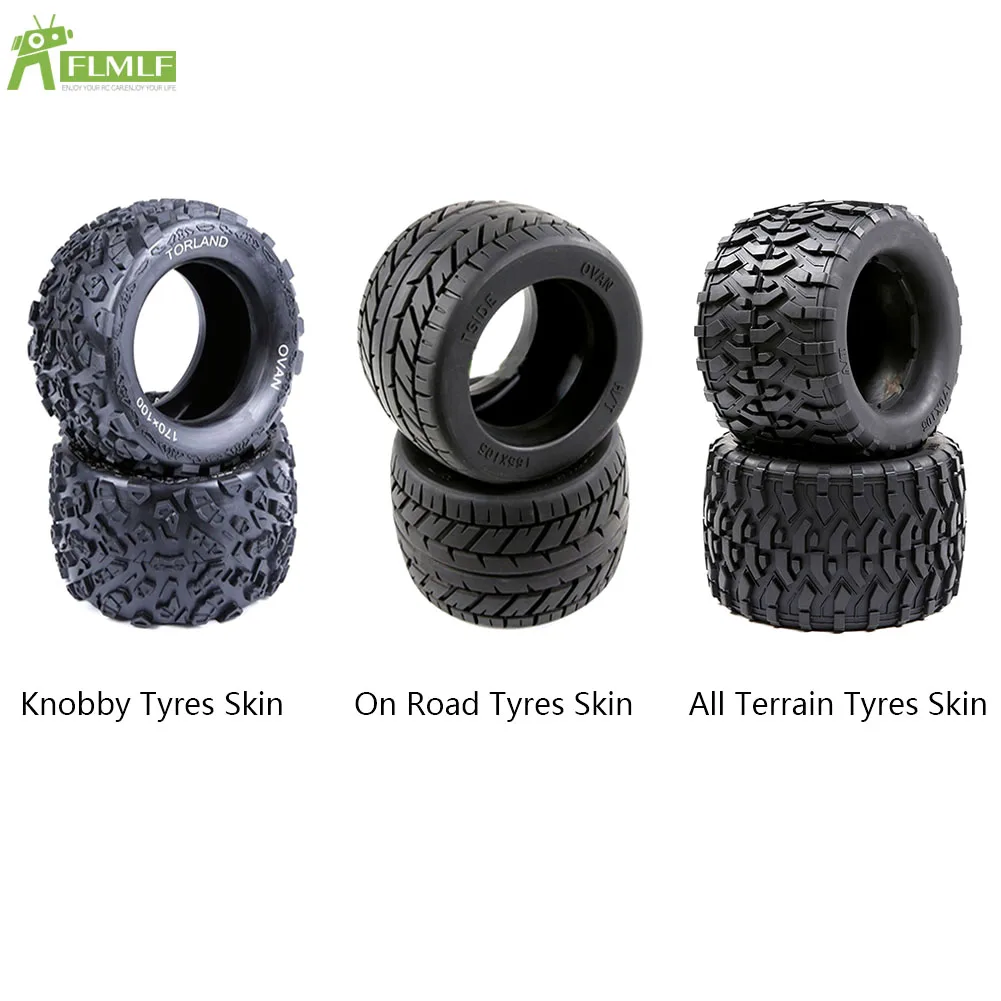 Колеса покрышки кожа набор подходит для 1/8 HPI Racing Savage XL FLUX ROFUN ROVAN TORLAND Monster