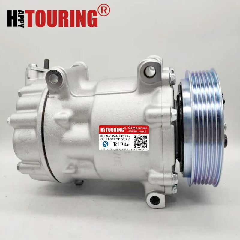 Компрессор переменного тока SD6C12 для Peugeot 207 307 308 508 PARTNER C3 C4 C5 DS3 9659875780 6453QJ 6453QK 6453WK