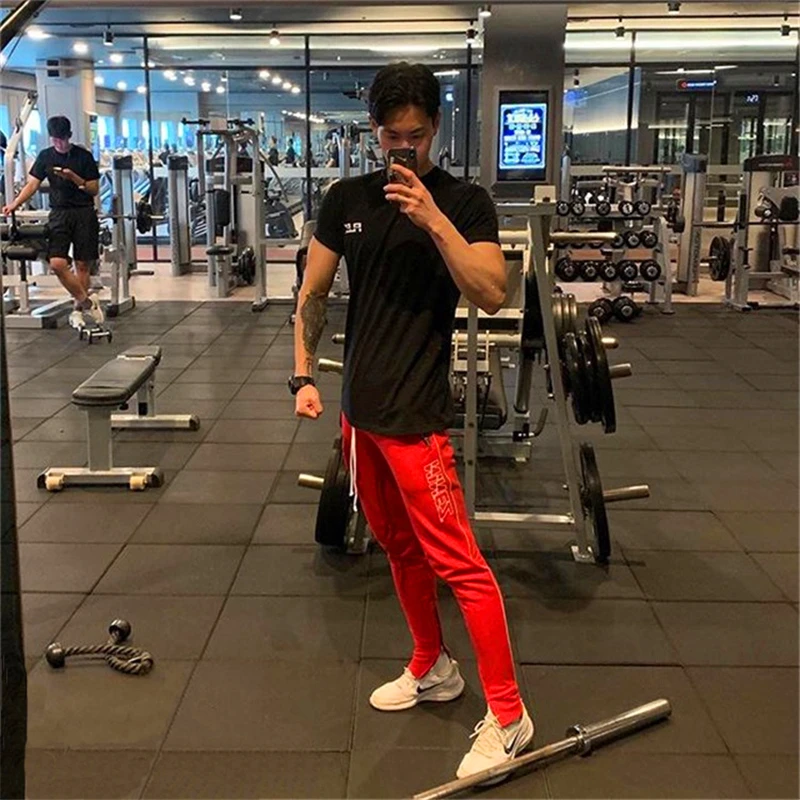 

2020 Running Jogging Pants Men Sport Pants Men Quick Dry Basketball Soccer Trousers Workout Fitness Sports GYM Pants Men
