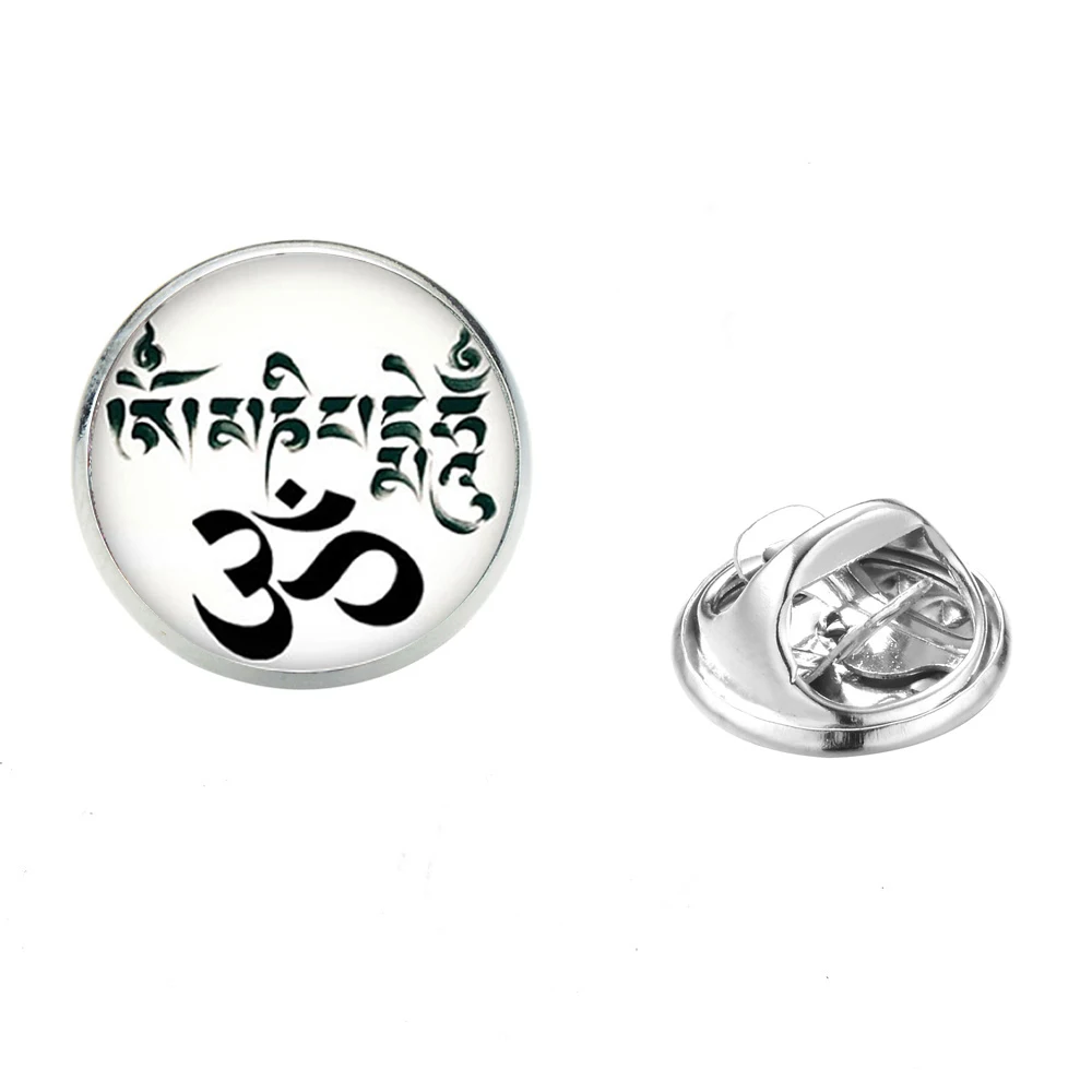 Классическая Брошь SONGDA Ом АУМ Будда индийская индуизм йога Мандала 7 цветок жизни