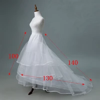 chic white long petticoat in stock real image crinoline tulle elastic ball gown underskirt wedding accessories