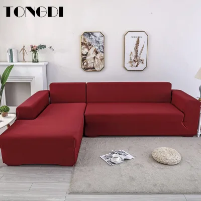 Блестящий эластичный чехол для дивана TONGDI супер мягкий элегантный универсальный