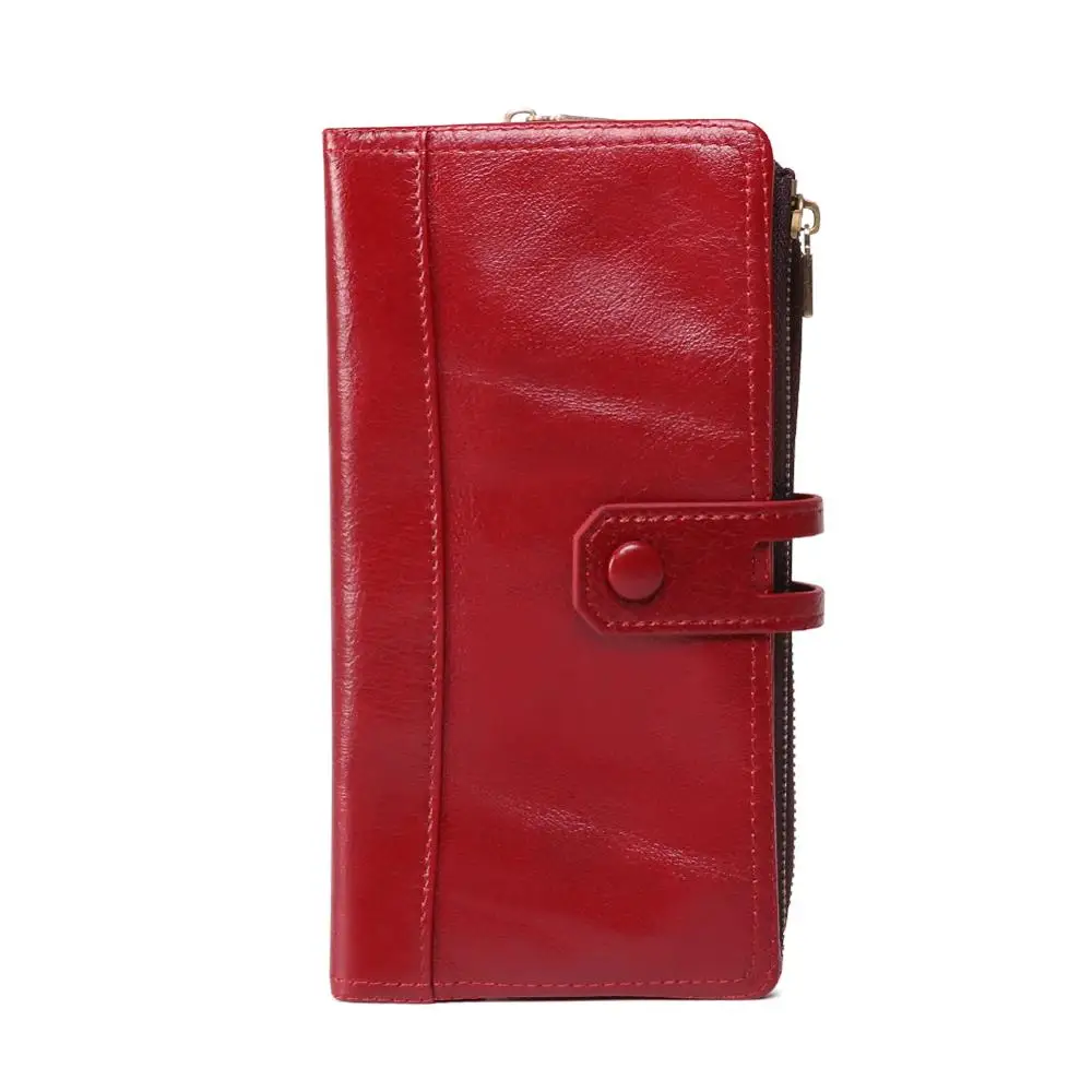 Кошелек унисекс из натуральной кожи для мужчин и женщин клатч мобильного