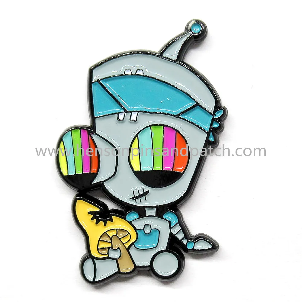 Индивидуальные мягкие эмалевые булавки из цинкового сплава с изображением