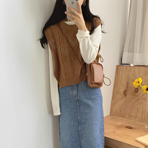 Однотонная универсальная модная зимняя одежда без рукавов лидер продаж женские