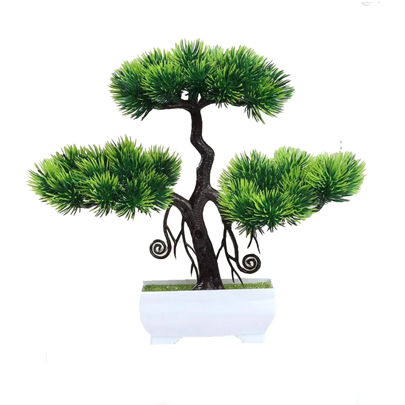 

Artificial Plants Bonsai Green Grass Plastic Plant Flowers Bonsai For Home Garden Decoration Simulation Plants Fake Plant
