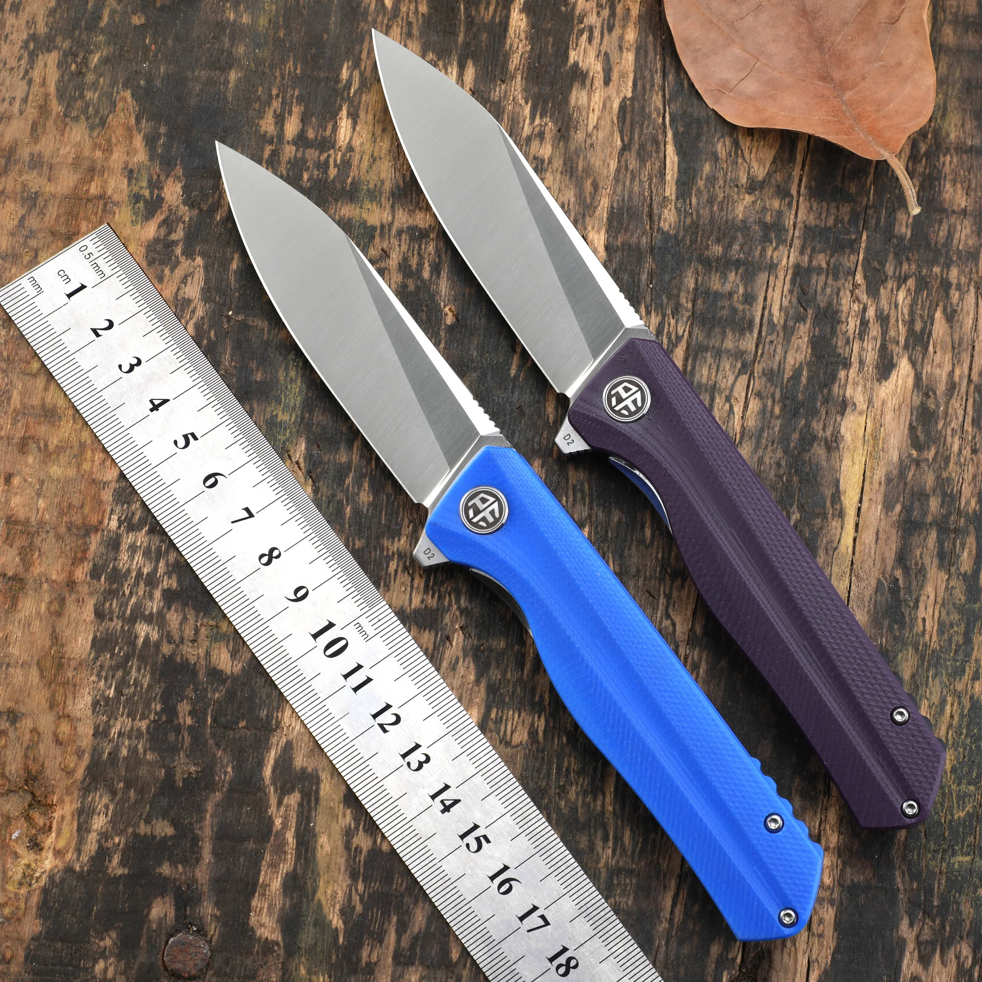 Petrified fish 818 D2 стальное лезвие Складные Ножи С флиппером Ручка G10 шариковый