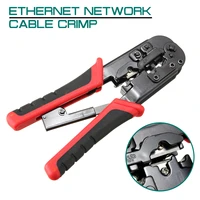1pcs multifunctional ethernet network cable crimp tool network crimping plier lan crimper cutter pliers hand tool