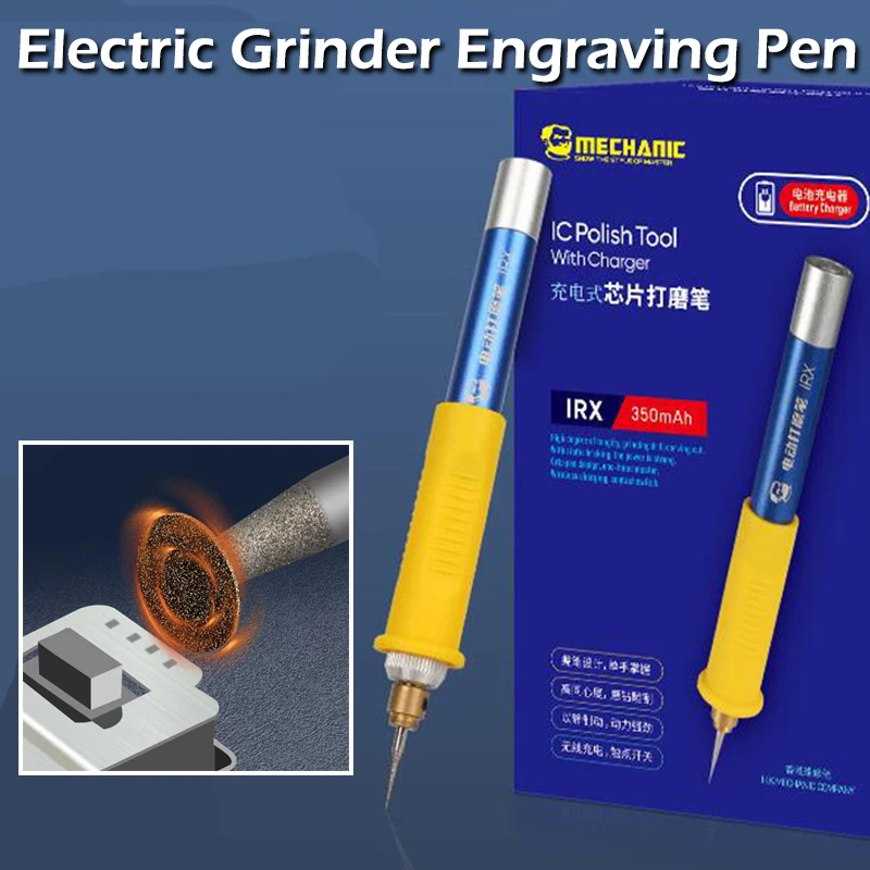

Rechargeable Mini Electric Grinder Engraving Pen IC Polish Tool for CPU NAND Flash Motherboard Polishing Cutting Removing Tool