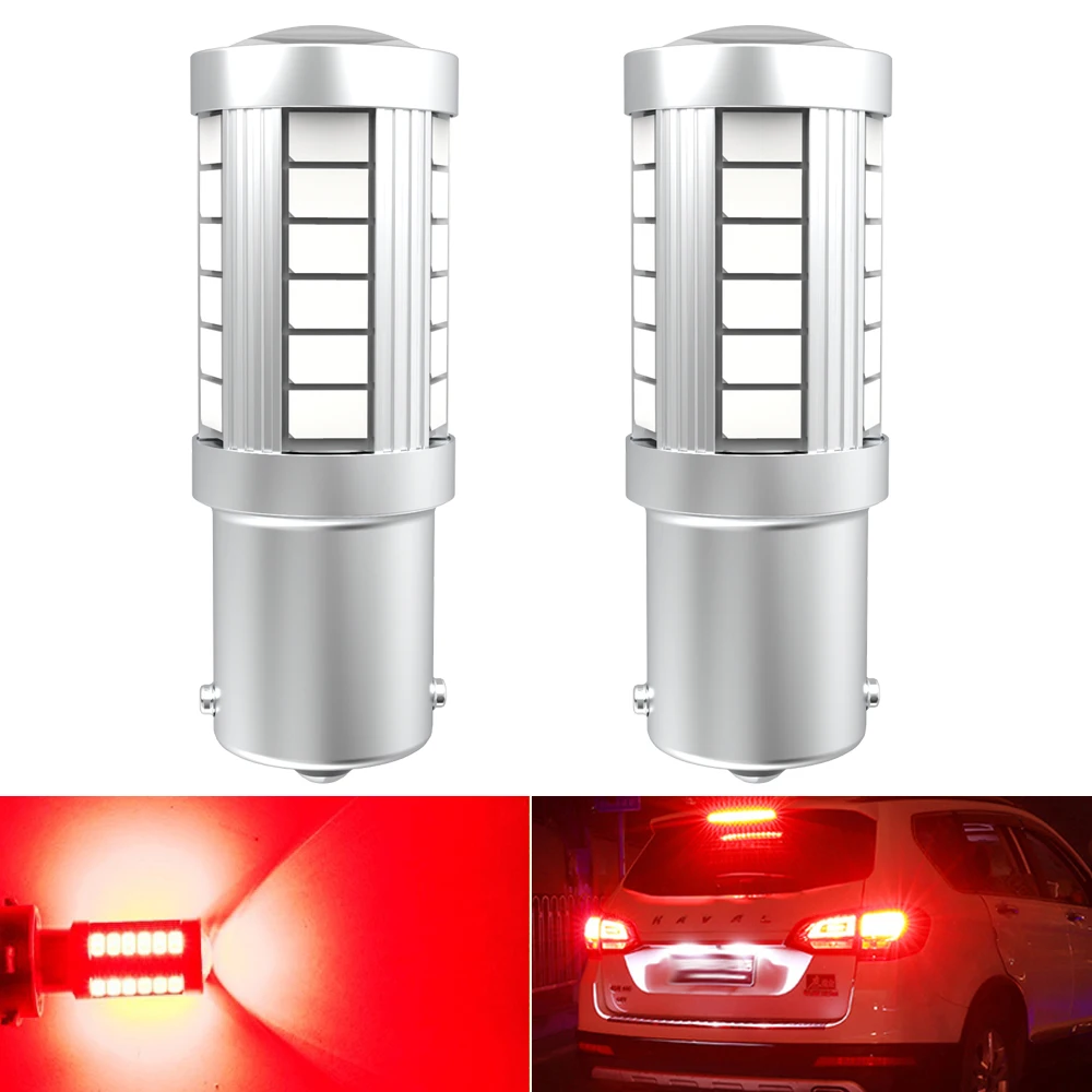 2X 1156 P21W BA15S 1157 BAY15D 7443 3157 Автомобильный светодиодный резервный лампа фонарь