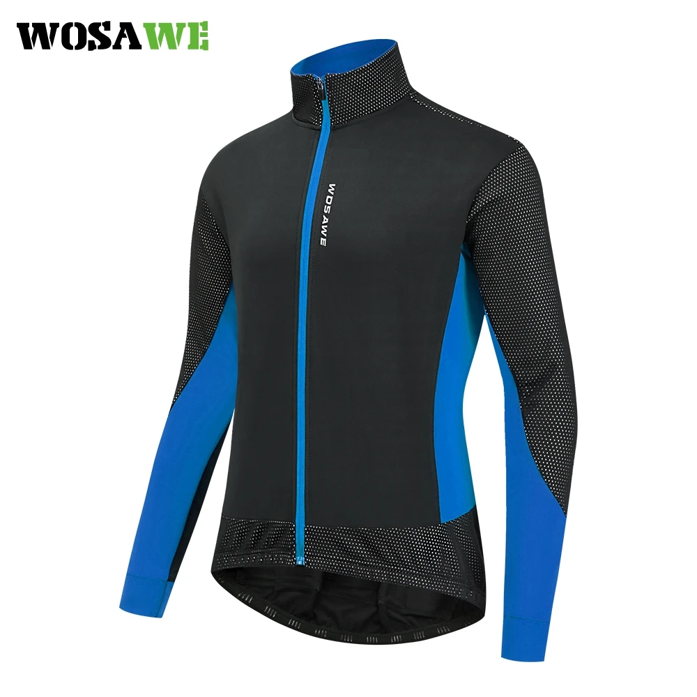 Мужская велосипедная куртка WOSAWE зимняя ветрозащитная для горных велосипедов