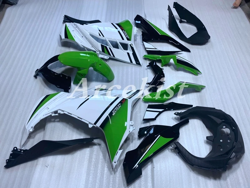 

Новый комплект обтекателей для мотоцикла ABS Подходит для Kawasaki Ninja 300 EX300 ninja300r 2013 2014 2015 13 14 15 16 17 18 белый зеленый