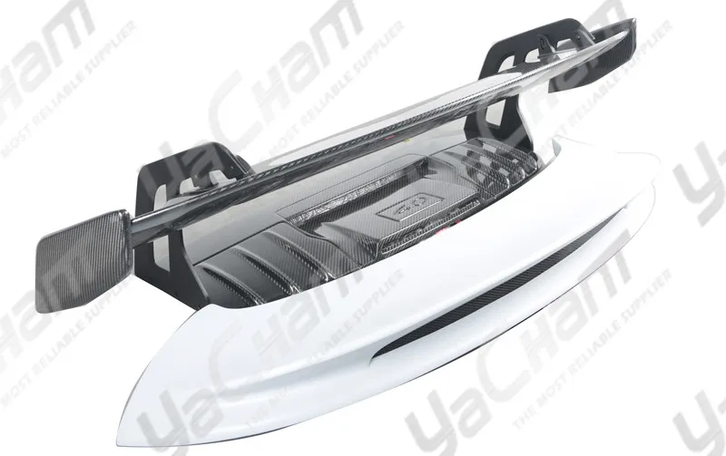 Фото Стайлинг автомобиля GT3 стиль GT Wing подходит для 2019-2021 911 992,1 Carrera & S & 4 & 4S GT Wing Dry Cabron & part отделка из углеродного волокна №3