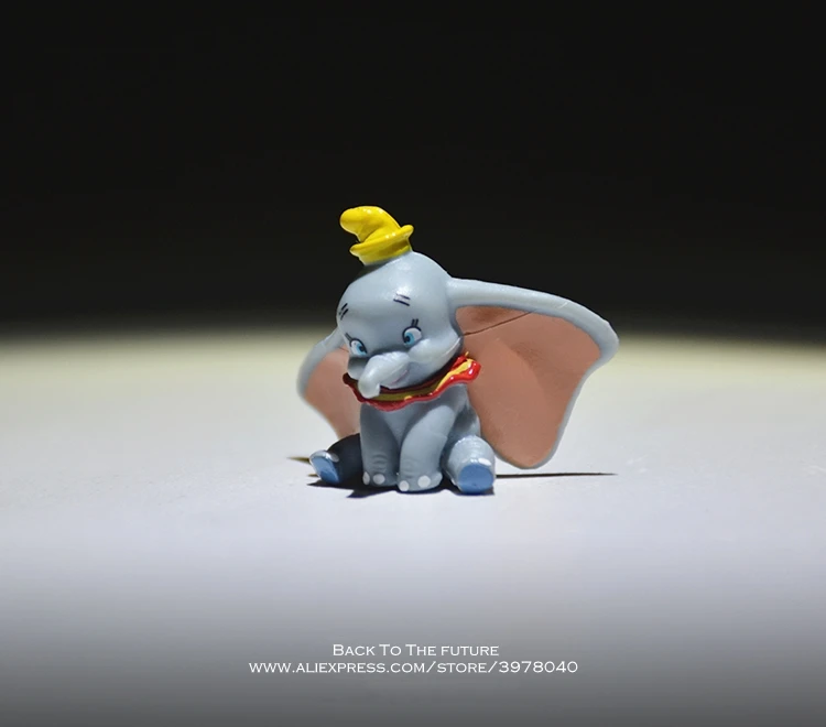 Disney Dumbo 2 5 см слон мини-кукла фигурка аниме украшение коллекция игрушки модель для